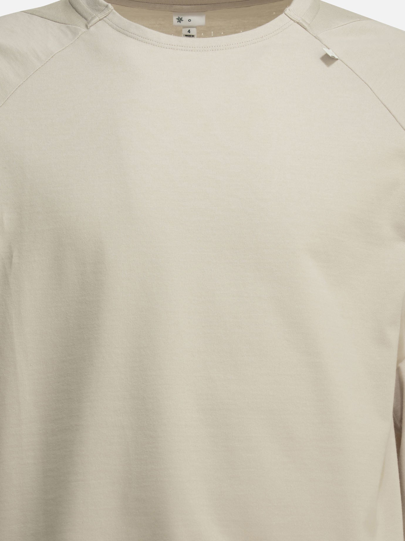 Crewneck t-shirts Solid colour  Beige - Goldwin Men | PDP | VIETTI Online Store | thumbnail_3