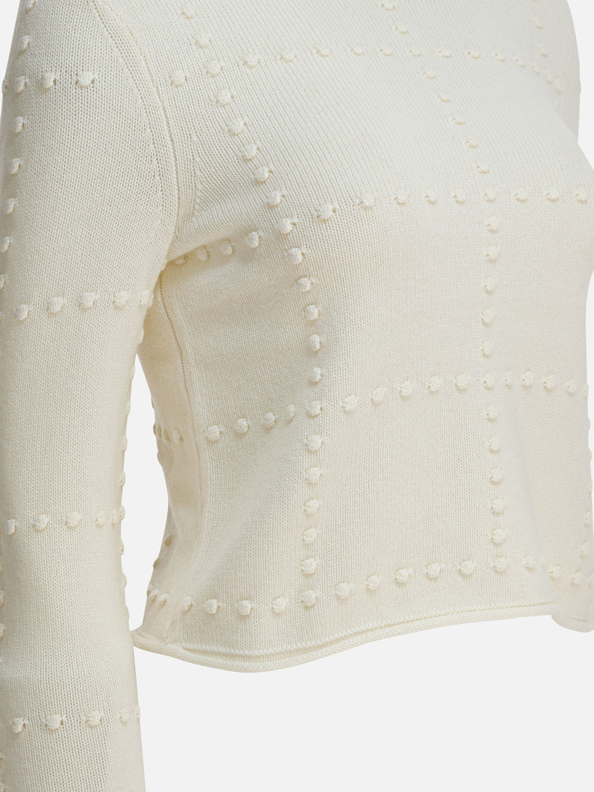 Guest in Residence "Popcorn" Turtleneck Sweater White