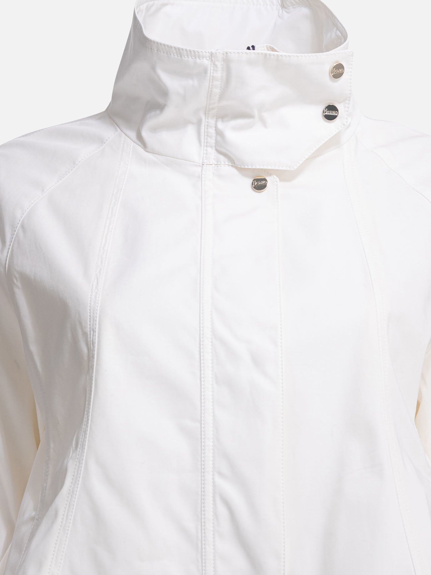 Raincoats & Trench coats Solid colour  White - Herno Women | PDP | VIETTI Online Store | thumbnail_3