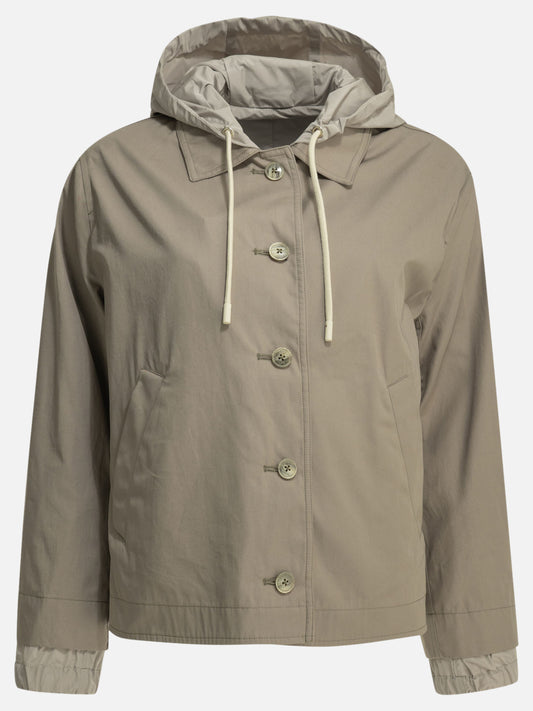 Quilted & Utility Jackets Solid colour  Grey - Herno Women | PLP | VIETTI Online Store 
