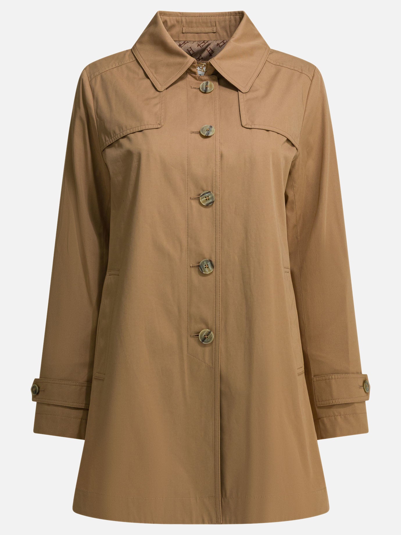 Raincoats & Trench coats Solid colour  Brown - Herno Women | PDP | VIETTI Online Store | thumbnail