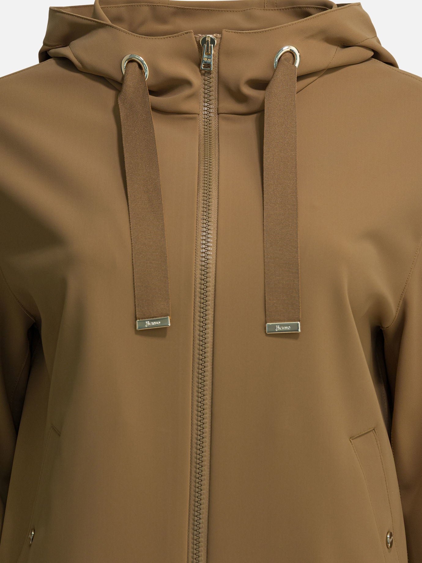Quilted & Utility Jackets Solid colour  Brown - Herno Women | PDP | VIETTI Online Store | thumbnail_3