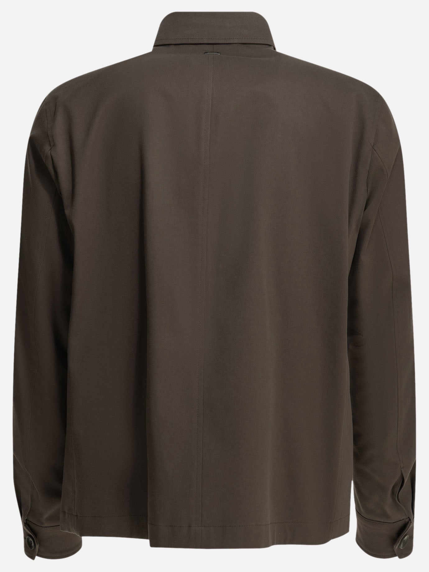 Giacche overshirt Solid colour  Marrone - Herno Uomo | PDP | VIETTI Online Store | Zoom-Modal_2
