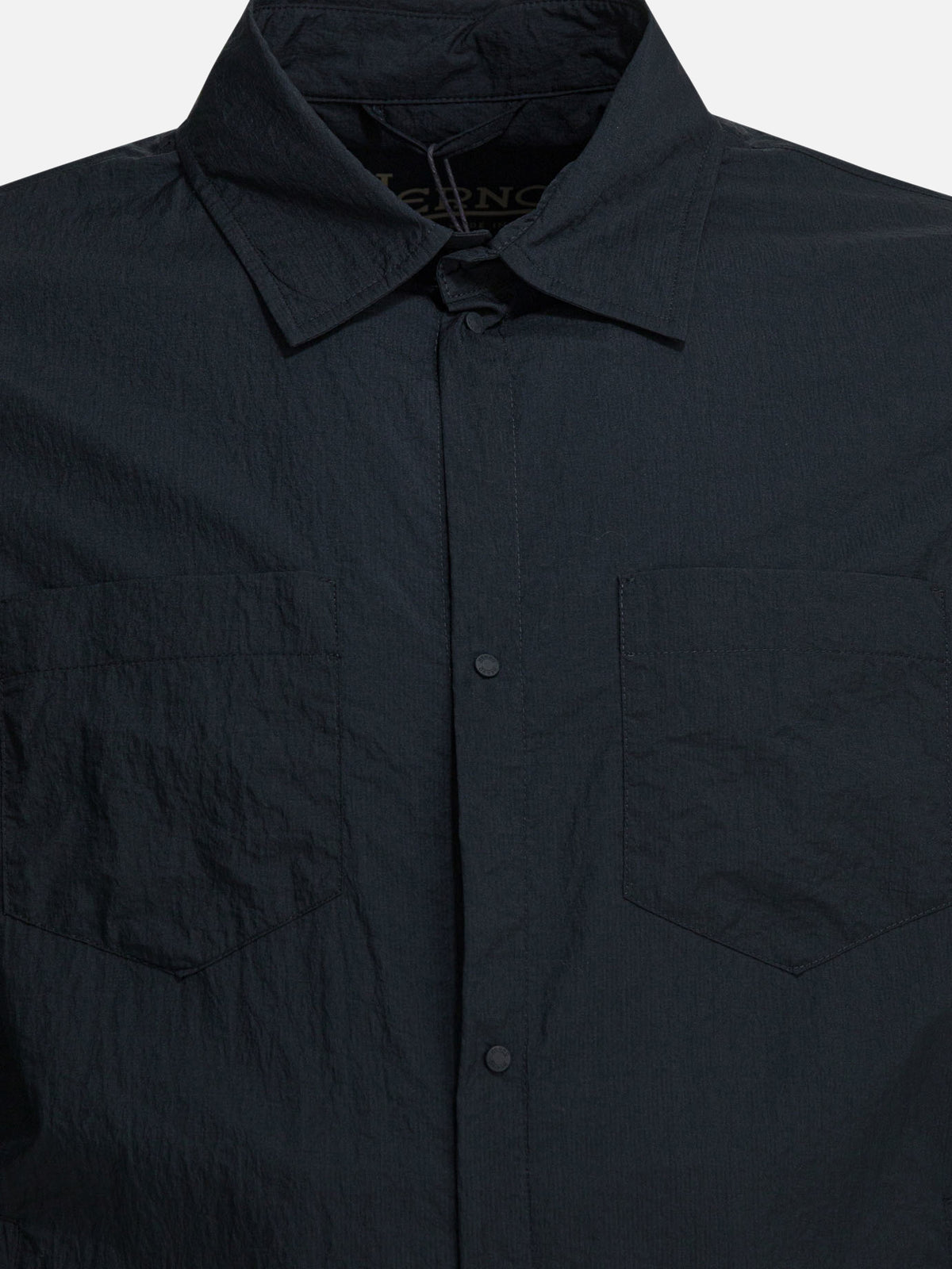 Herno Nylon overshirt jacket Blue