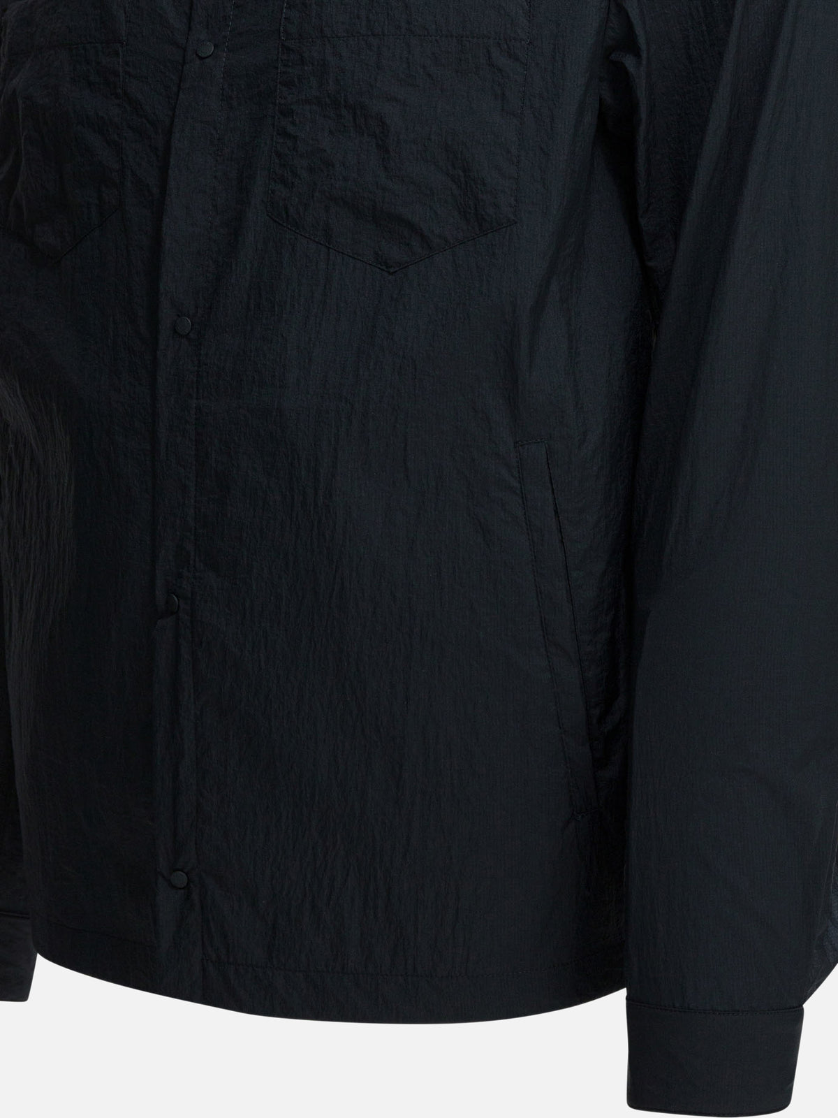 Herno Nylon overshirt jacket Blue