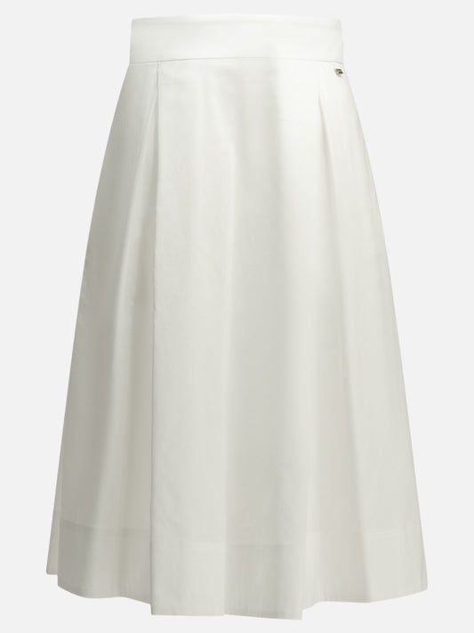 Herno A-line midi skirt White

