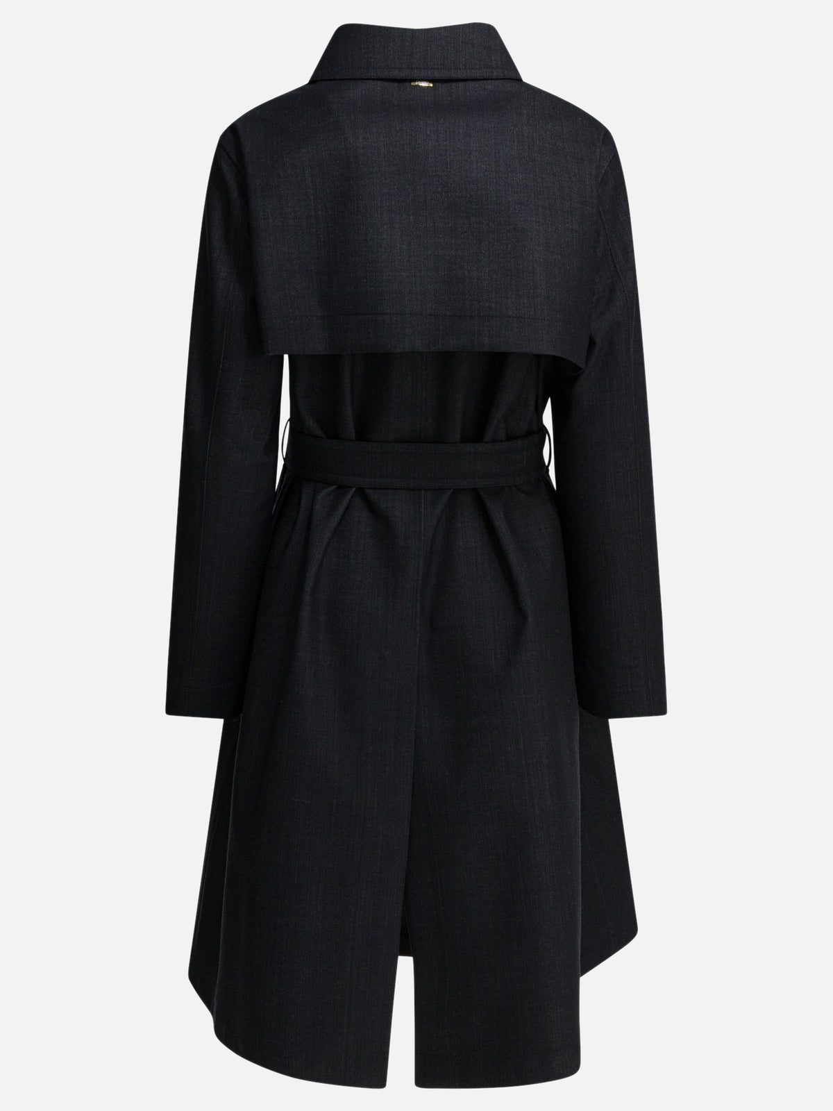 Herno Trench coat with belt Blue - VIETTI
