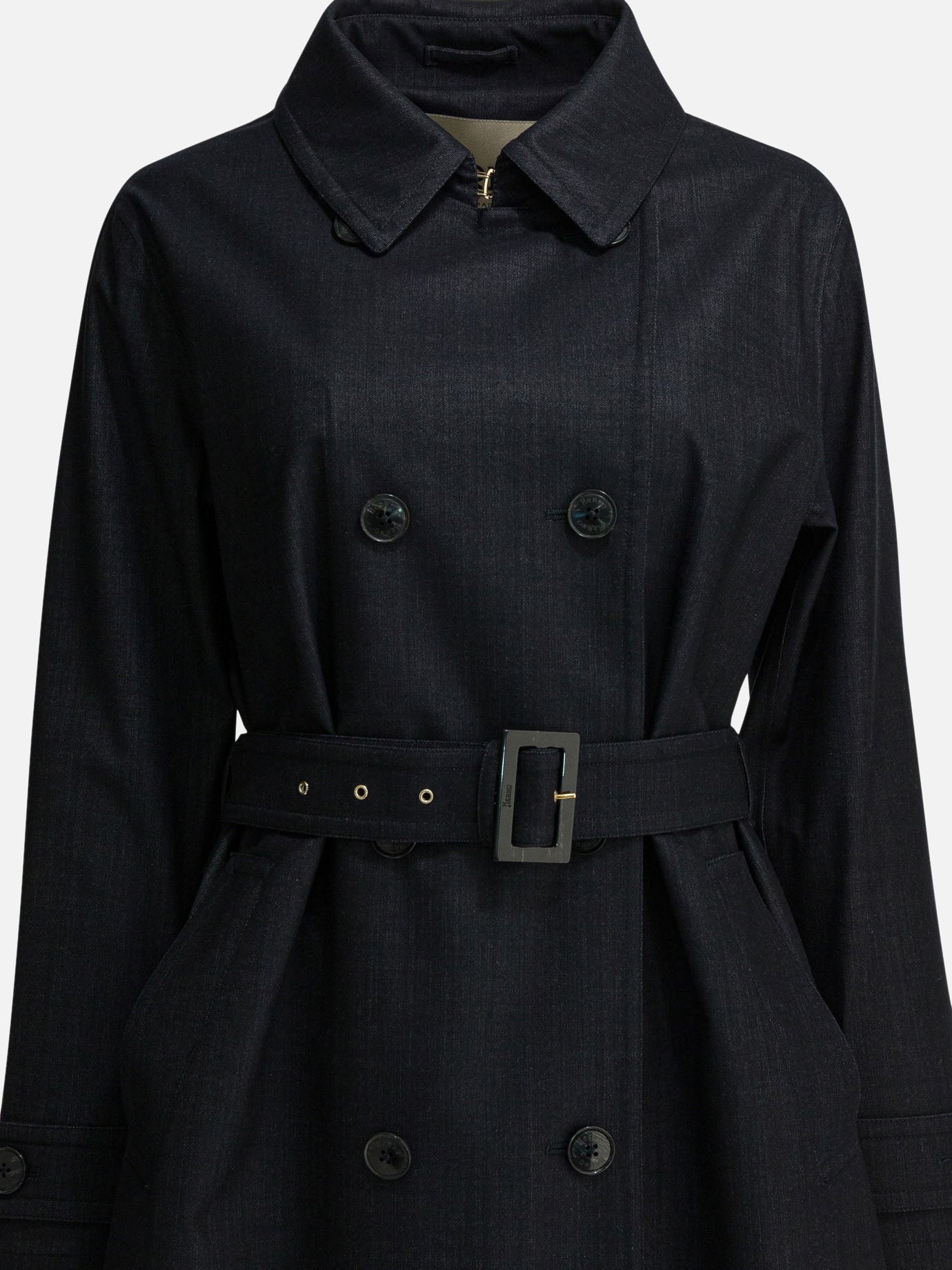 Impermeabili & Trench Solid colour  Blu - Herno Donna | PDP | VIETTI Online Store | thumbnail_3