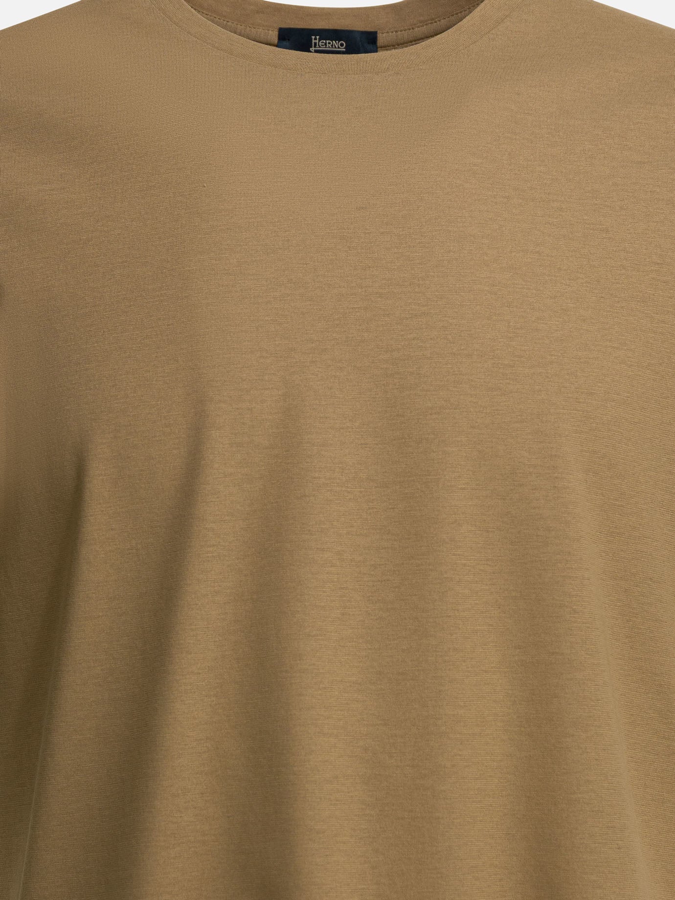 T-shirt girocollo Solid colour  Marrone - Herno Uomo | PDP | VIETTI Online Store | thumbnail_3