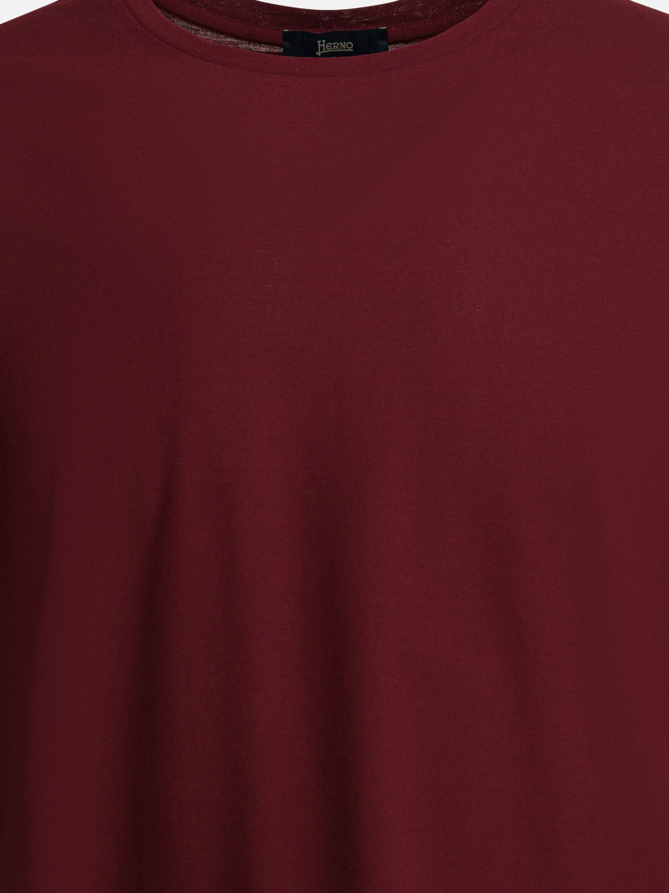 Crewneck t-shirts Solid colour  Red - Herno Men | PDP | VIETTI Online Store | thumbnail_3