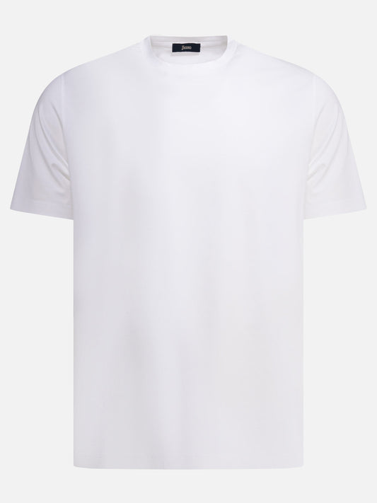 T-shirt girocollo Solid colour  Bianco - Herno Uomo | PDP | VIETTI Online Store 
