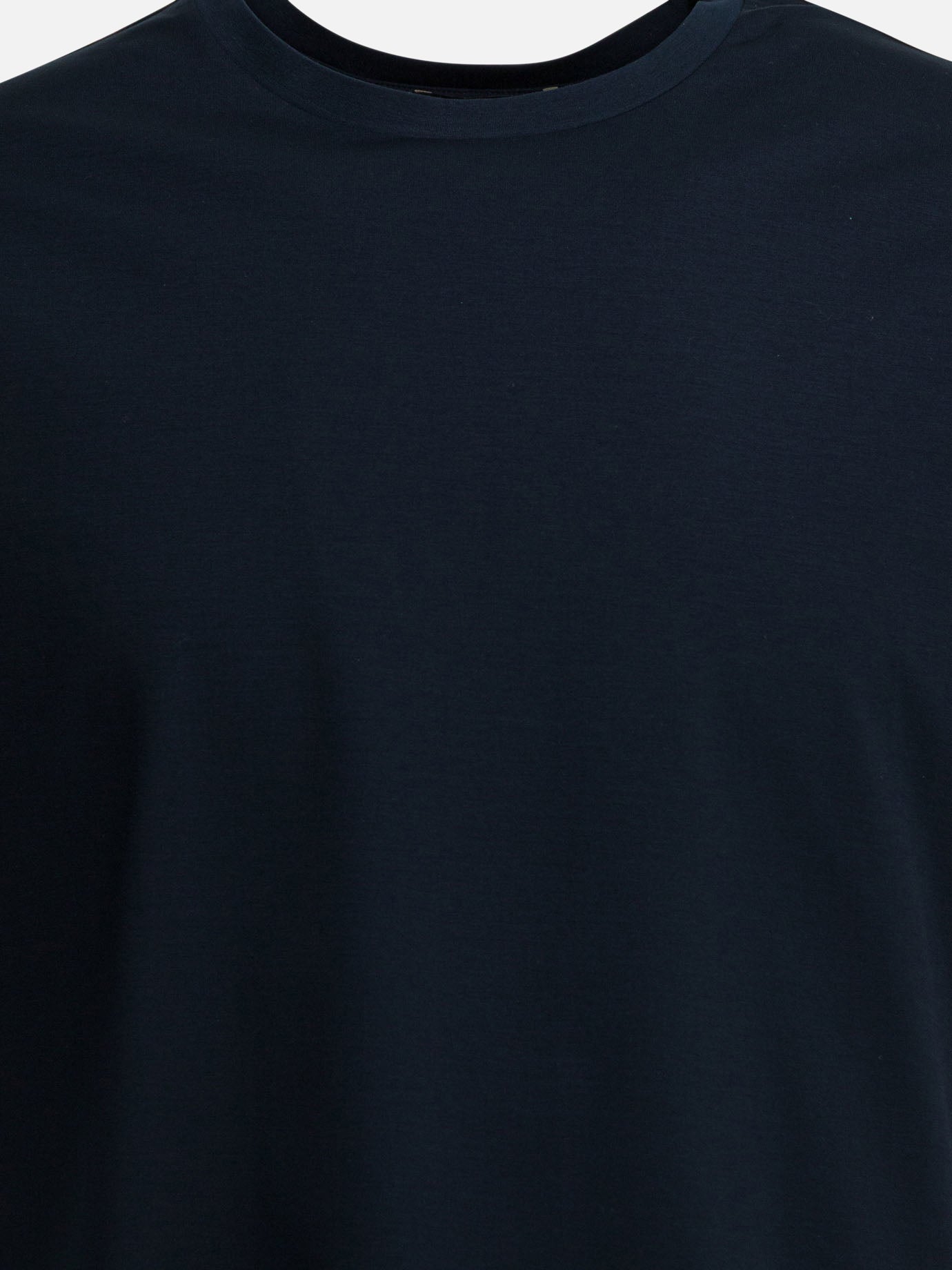 Crewneck t-shirts Solid colour  Blue - Herno Men | PDP | VIETTI Online Store | thumbnail_3