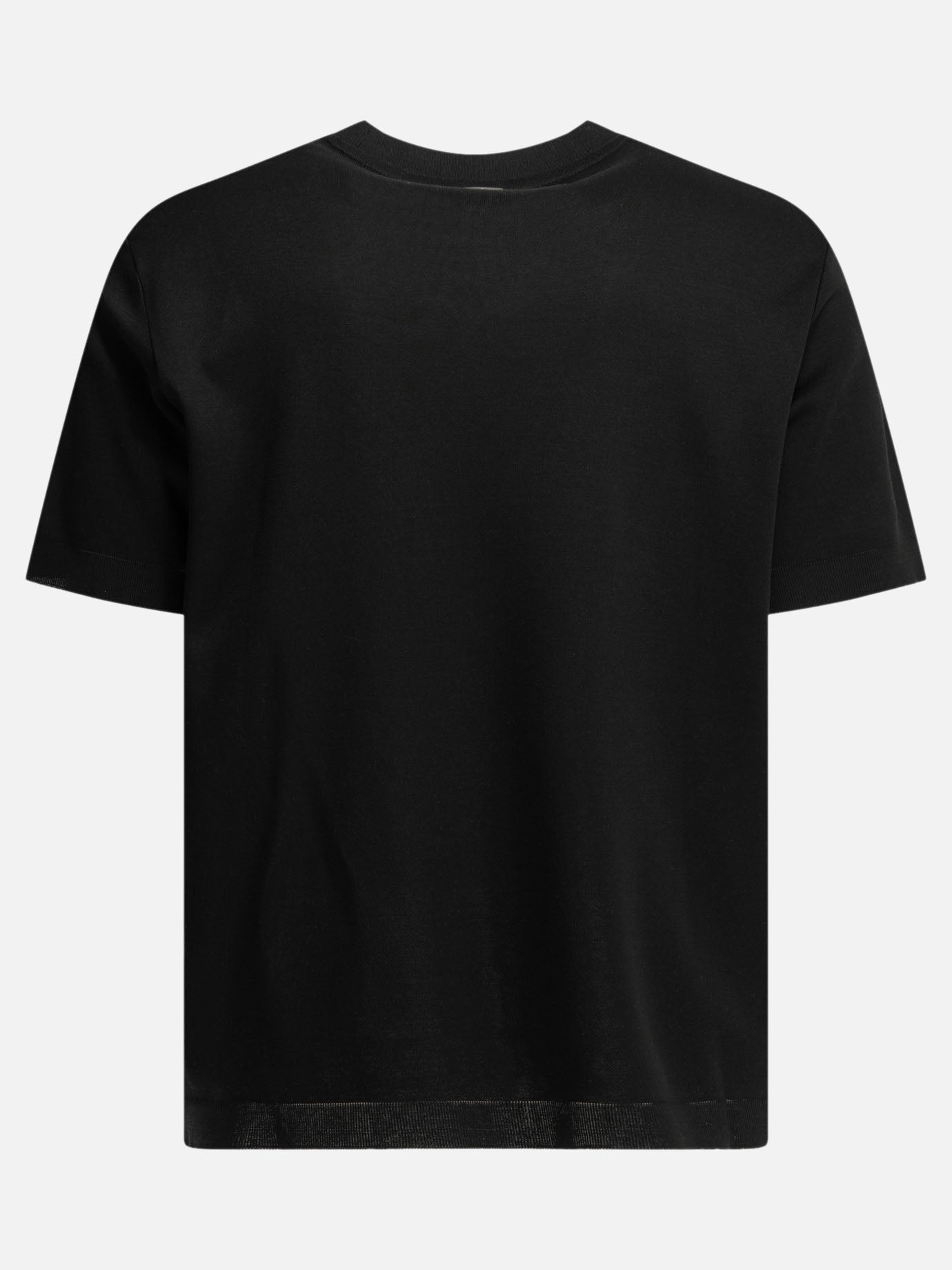 Crewneck t-shirts Solid colour  Black - Herno Men | PDP | VIETTI Online Store | Zoom-Modal_2
