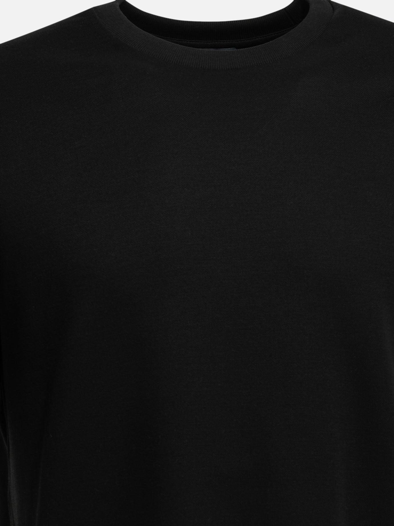Crewneck t-shirts Solid colour  Black - Herno Men | PDP | VIETTI Online Store | thumbnail_3