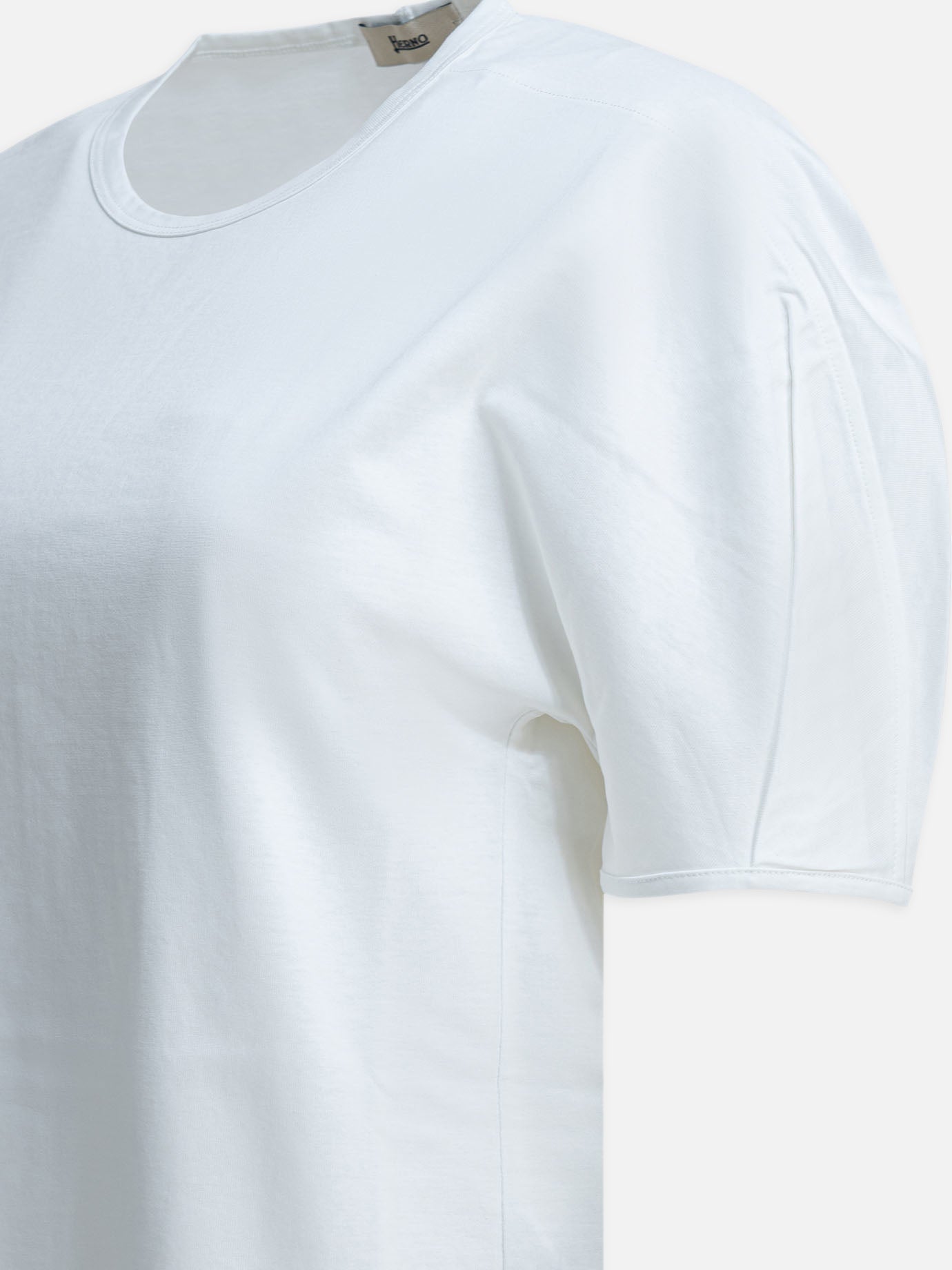 Crewneck t-shirts Solid colour  White - Herno Women | PDP | VIETTI Online Store | thumbnail_3