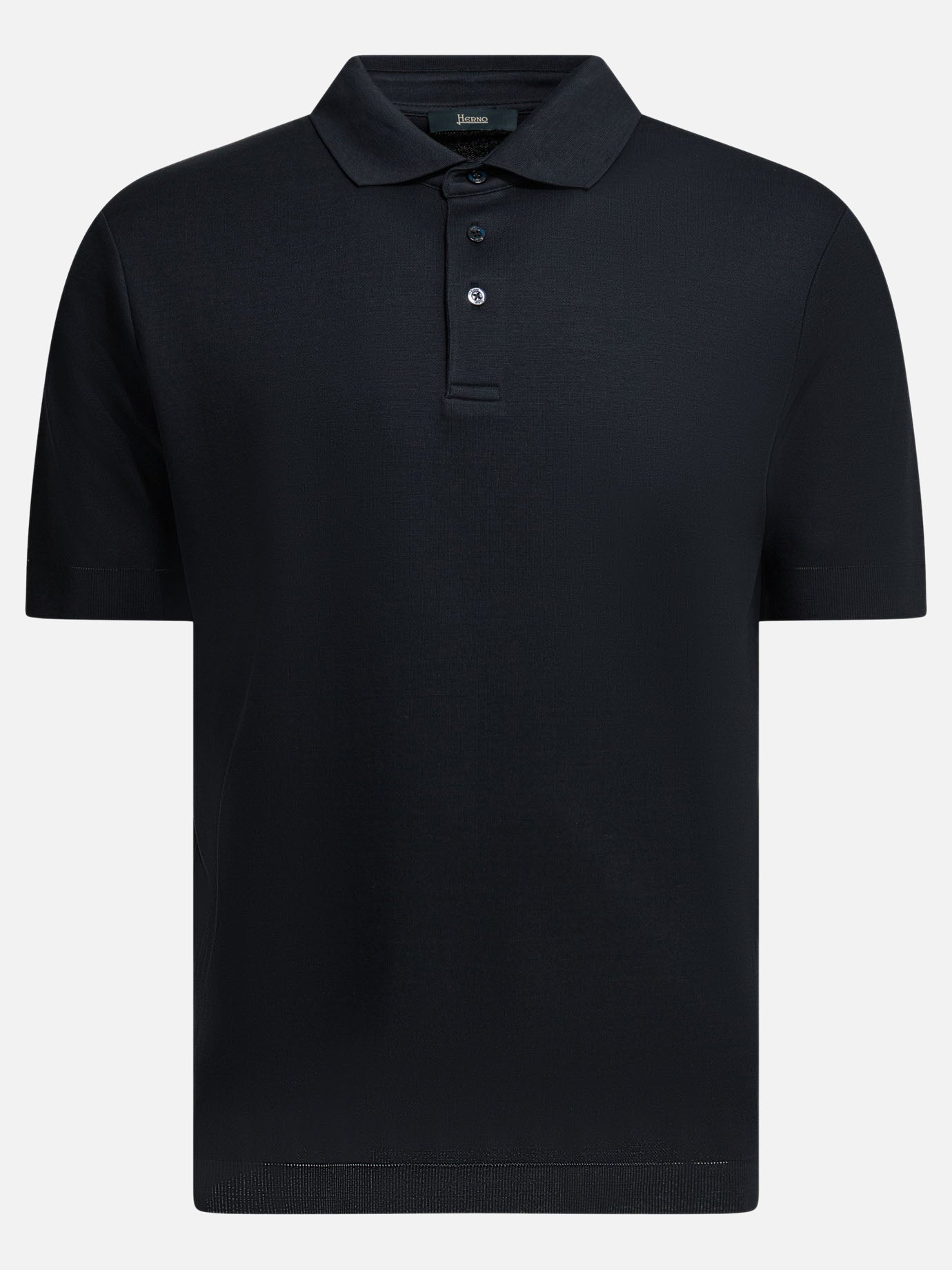 Polo shirts with buttons Solid colour  Blue - Herno Men | PDP | VIETTI Online Store | Zoom-Modal
