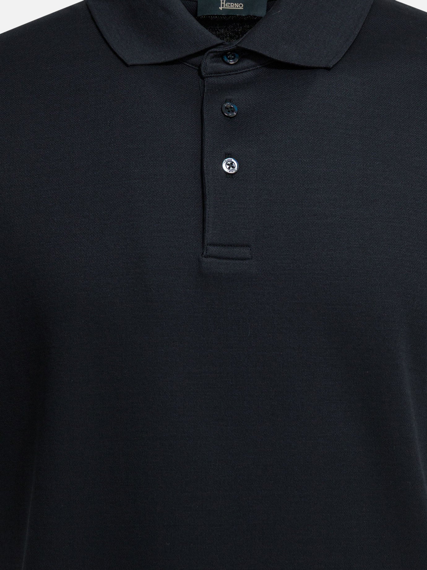 Polo shirts with buttons Solid colour  Blue - Herno Men | PDP | VIETTI Online Store | Zoom-Modal_3

