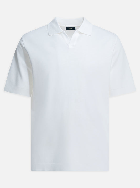 Polo shirts without buttons Solid colour  White - Herno Men | PDP | VIETTI Online Store 
