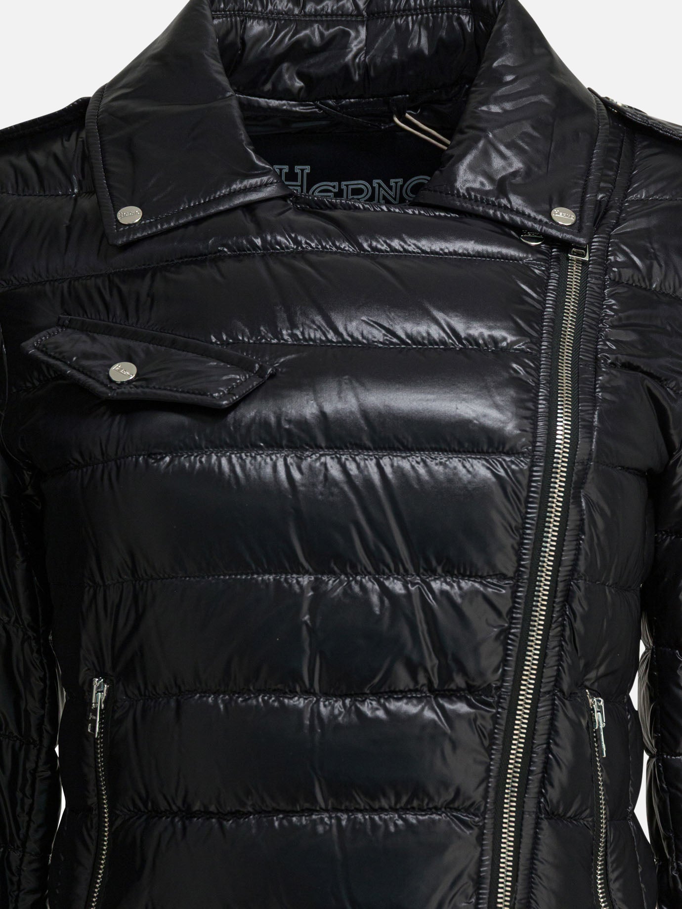 Bomber Solid colour  Nero - Herno Donna | PDP | VIETTI Online Store | Zoom-Modal_3
