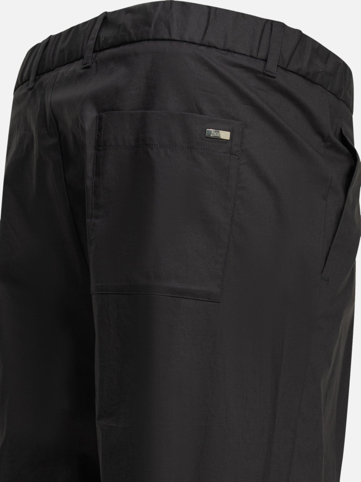 Leisure trousers Solid colour  Blue - Herno Men | PDP | VIETTI Online Store | thumbnail_4