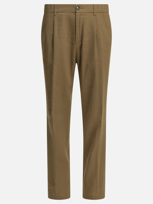 Leisure trousers Solid colour  Brown - Herno Men | PLP | VIETTI Online Store 
