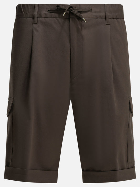 Cargo shorts Solid colour  Brown - Herno Men | PLP | VIETTI Online Store 
