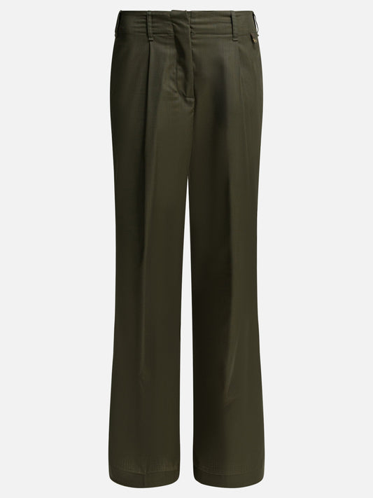 Pantaloni sartoriali Solid colour  Verde - Herno Donna | PLP | VIETTI Online Store 
