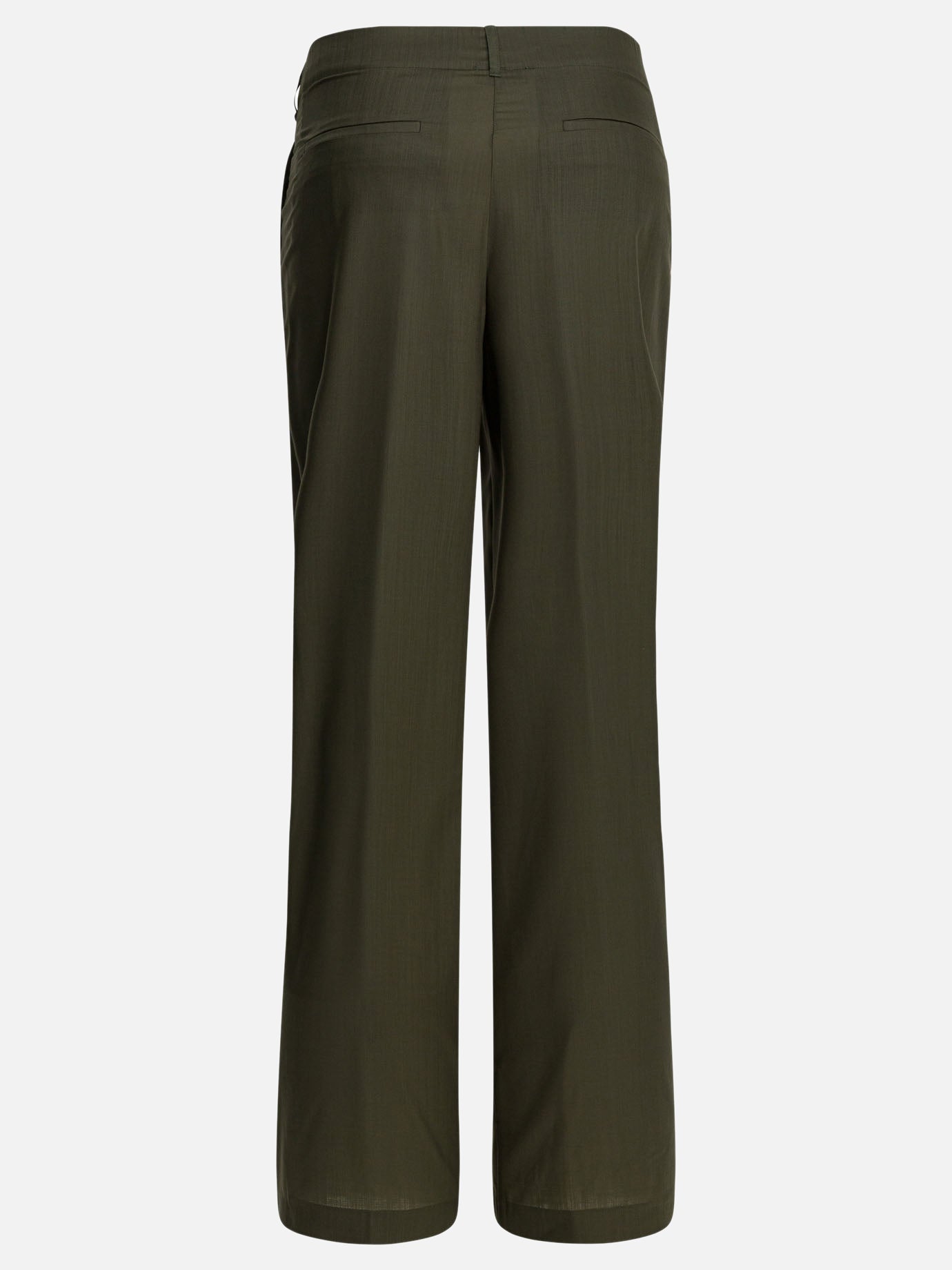 Pantaloni sartoriali Solid colour  Verde - Herno Donna | PDP | VIETTI Online Store | Zoom-Modal_2
