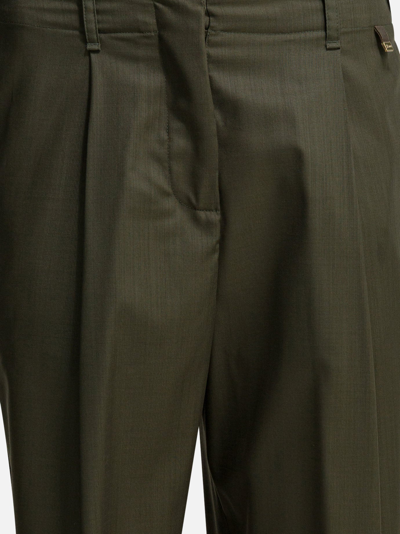 Pantaloni sartoriali Solid colour  Verde - Herno Donna | PDP | VIETTI Online Store | Zoom-Modal_3
