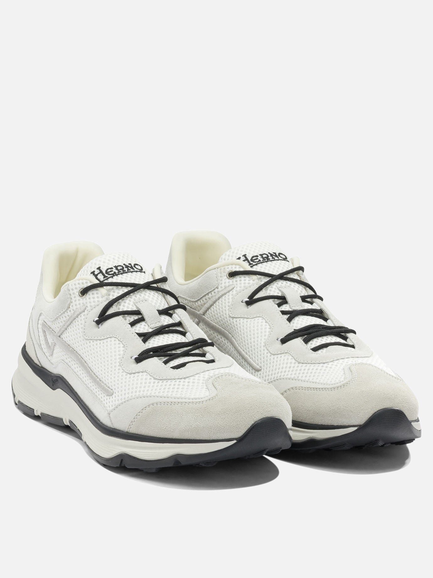 Low top sneakers 65% polyester 35% polyamide - 80% ethylene vinyl acetate 20% rubber  White - Herno Men | PDP | VIETTI Online Store | thumbnail_2