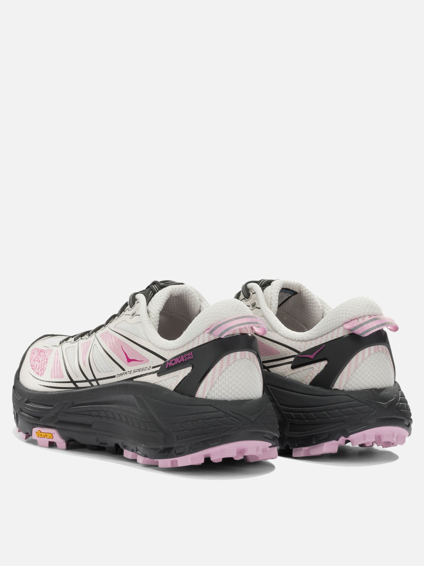 Low top sneakers 100% polyester - 100% rubber  Pink - Hoka Women | PDP | VIETTI Online Store | thumbnail_4