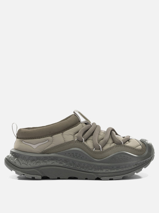 Low top sneakers 100% fabric - 100% rubber  Green - Hoka Men | PLP | VIETTI Online Store 
