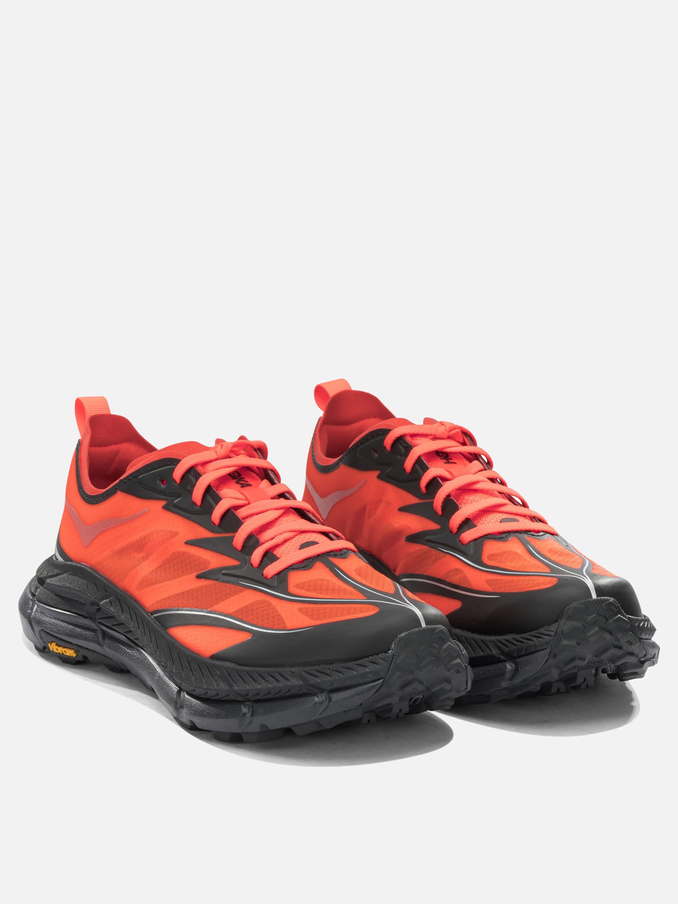 Low top sneakers 100% nylon - 100% rubber  Red - Hoka Men | PDP | VIETTI Online Store | Zoom-Modal_2
