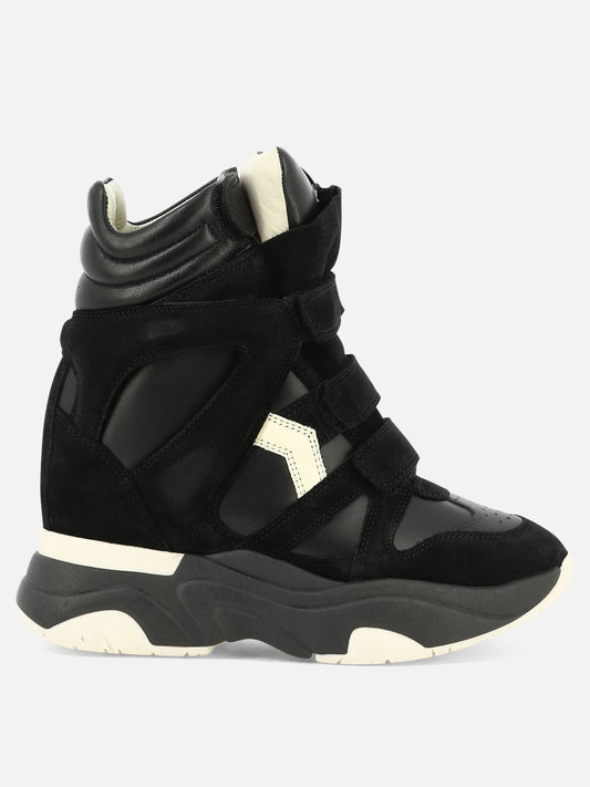 Sneaker alte 100% calf leather  Nero - Isabel Marant Donna | VIETTI Online Store 
