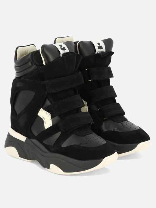 Sneaker alte 100% calf leather  Nero - Isabel Marant Donna | VIETTI Online Store | 2
