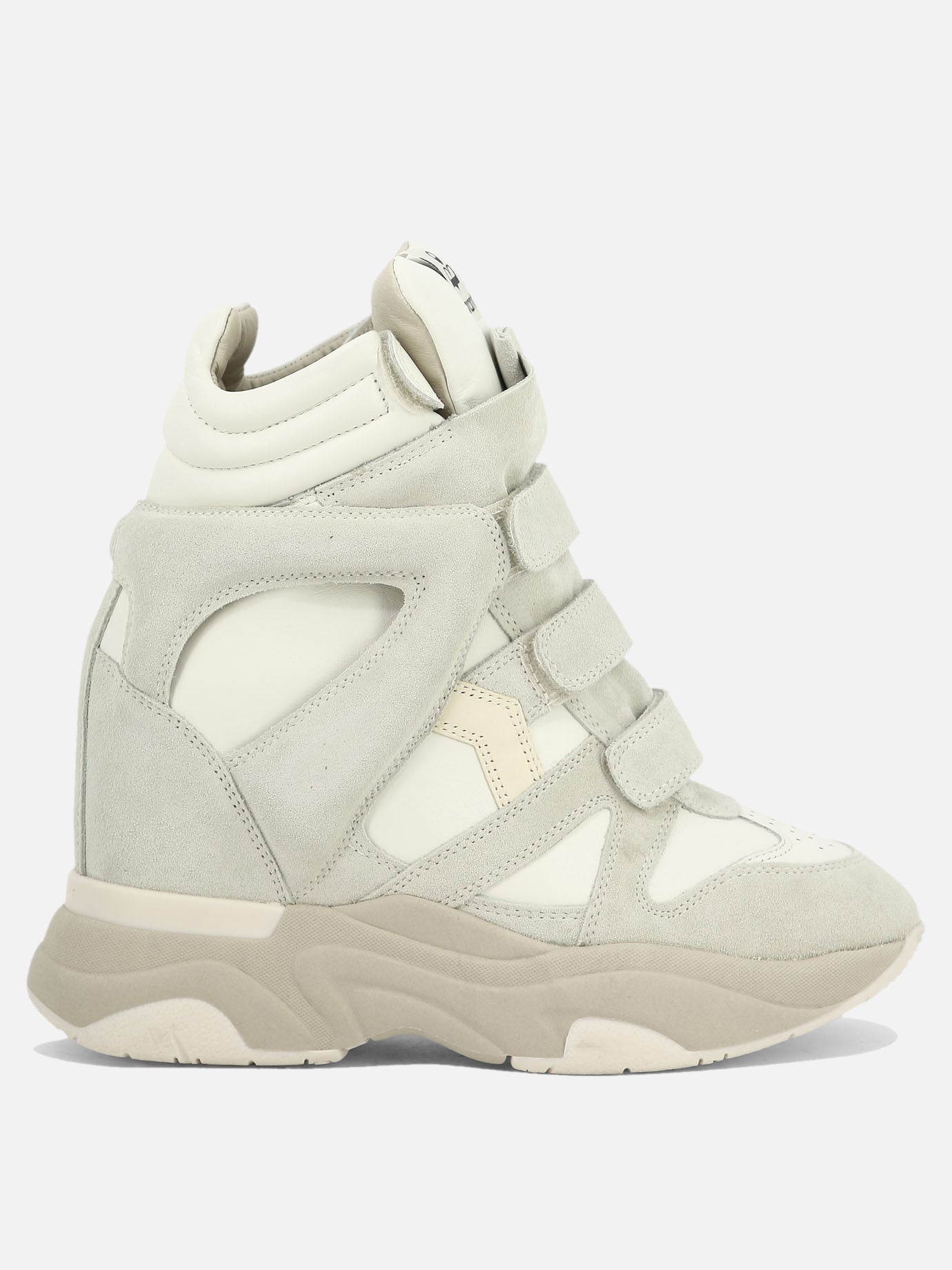 High top sneakers 100% calf leather - 100% rubber  White - Isabel Marant Women | PDP | VIETTI Online Store | thumbnail