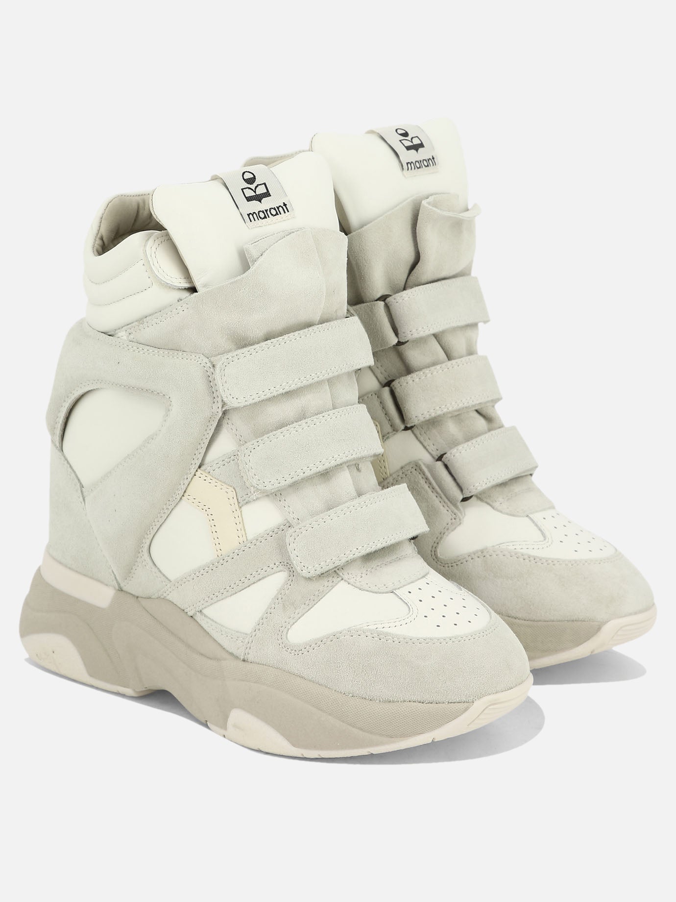 High top sneakers 100% calf leather - 100% rubber  White - Isabel Marant Women | PDP | VIETTI Online Store | Zoom-Modal_2
