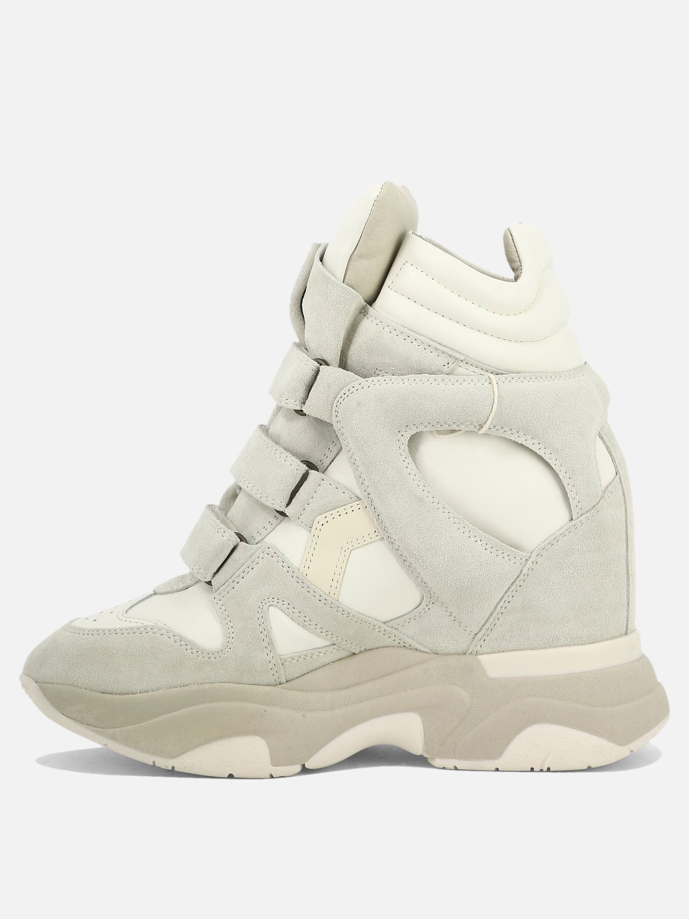 High top sneakers 100% calf leather - 100% rubber  White - Isabel Marant Women | PDP | VIETTI Online Store | thumbnail_3