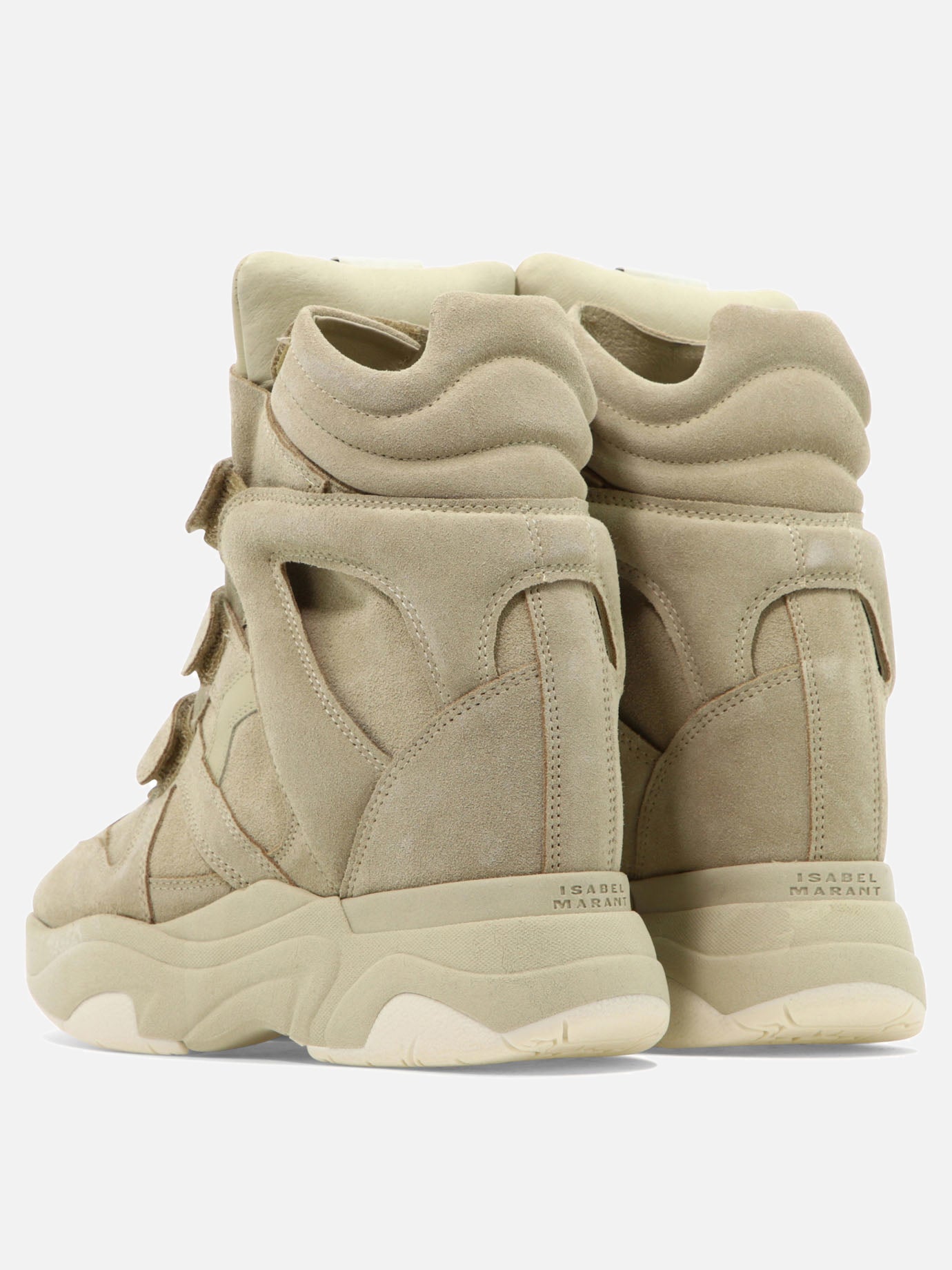 High top sneakers 100% calf leather - 100% rubber  Beige - Isabel Marant Women | PDP | VIETTI Online Store | Zoom-Modal_4
