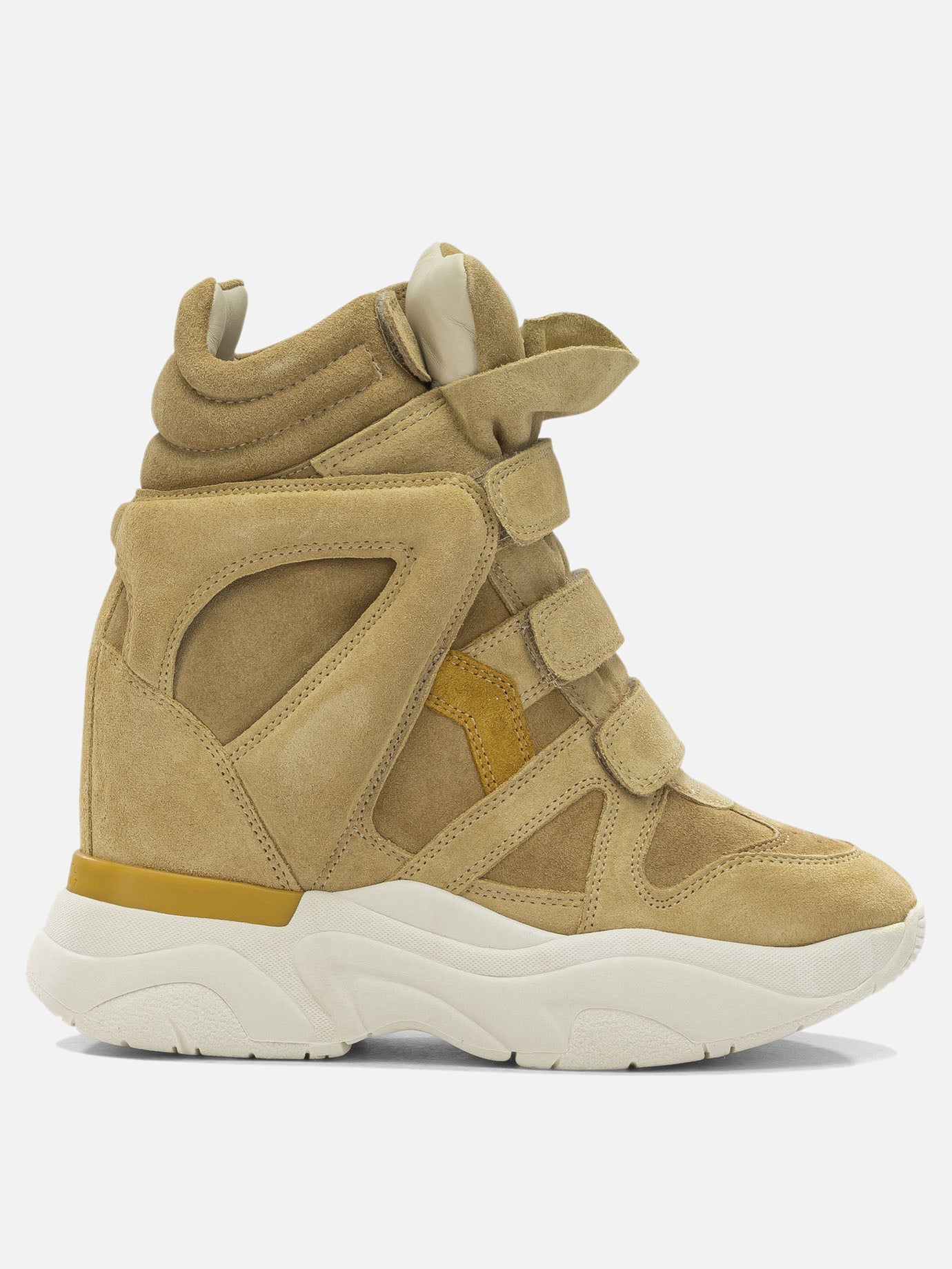 High top sneakers 100% leather - 100% rubber  Beige - Isabel Marant Women | PDP | VIETTI Online Store | thumbnail