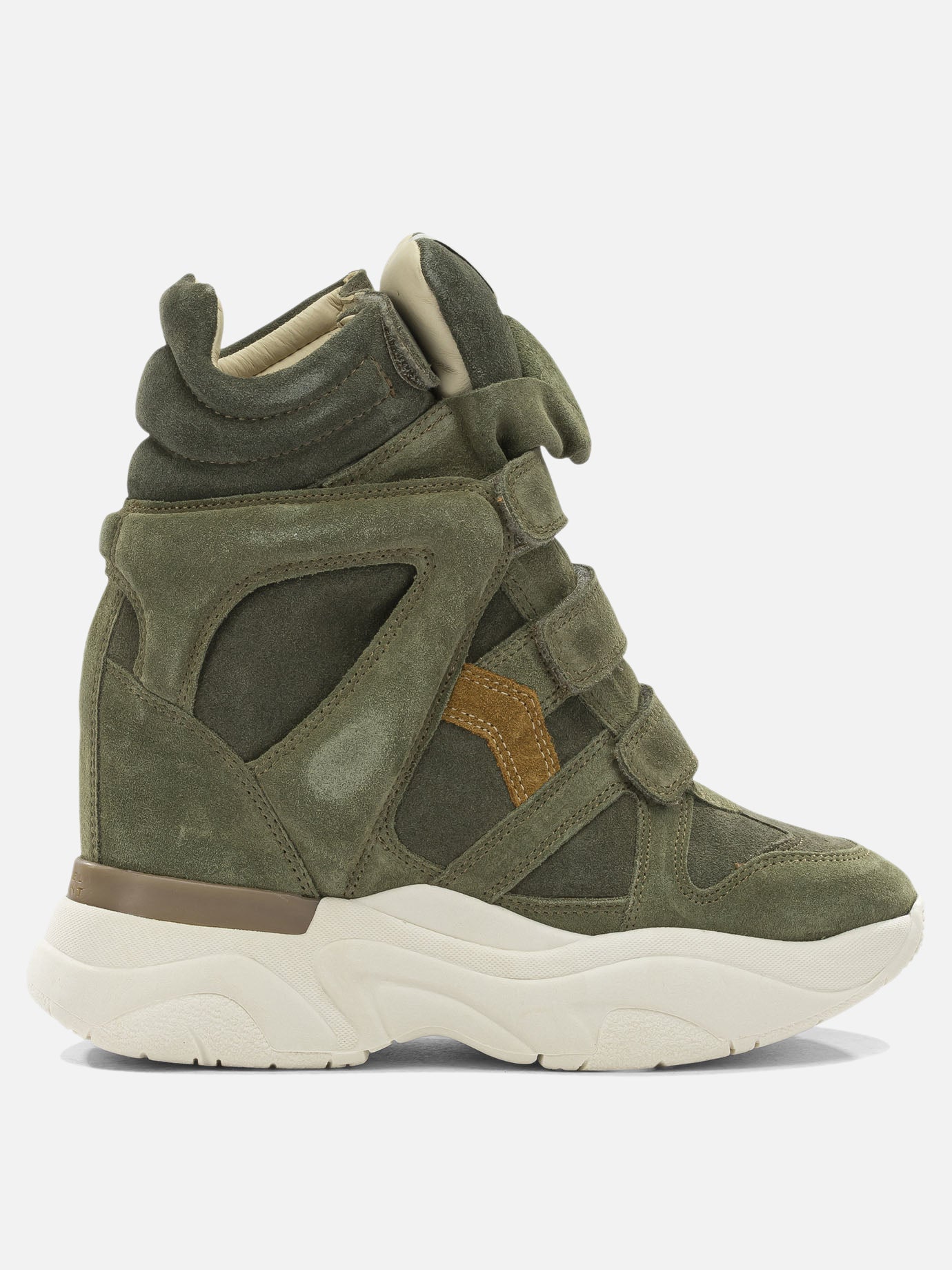 High top sneakers 100% leather - 100% rubber  Green - Isabel Marant Women | PDP | VIETTI Online Store | Zoom-Modal
