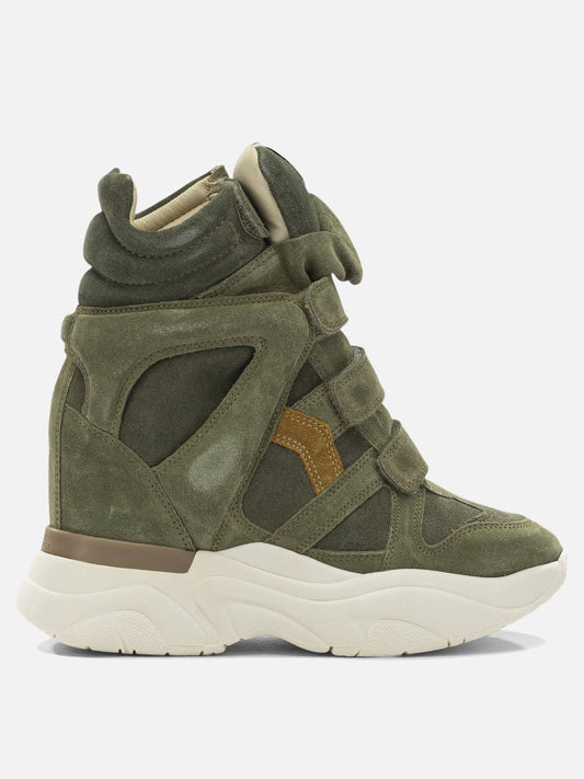 High top sneakers 100% leather - 100% rubber  Green - Isabel Marant Women | PLP | VIETTI Online Store 
