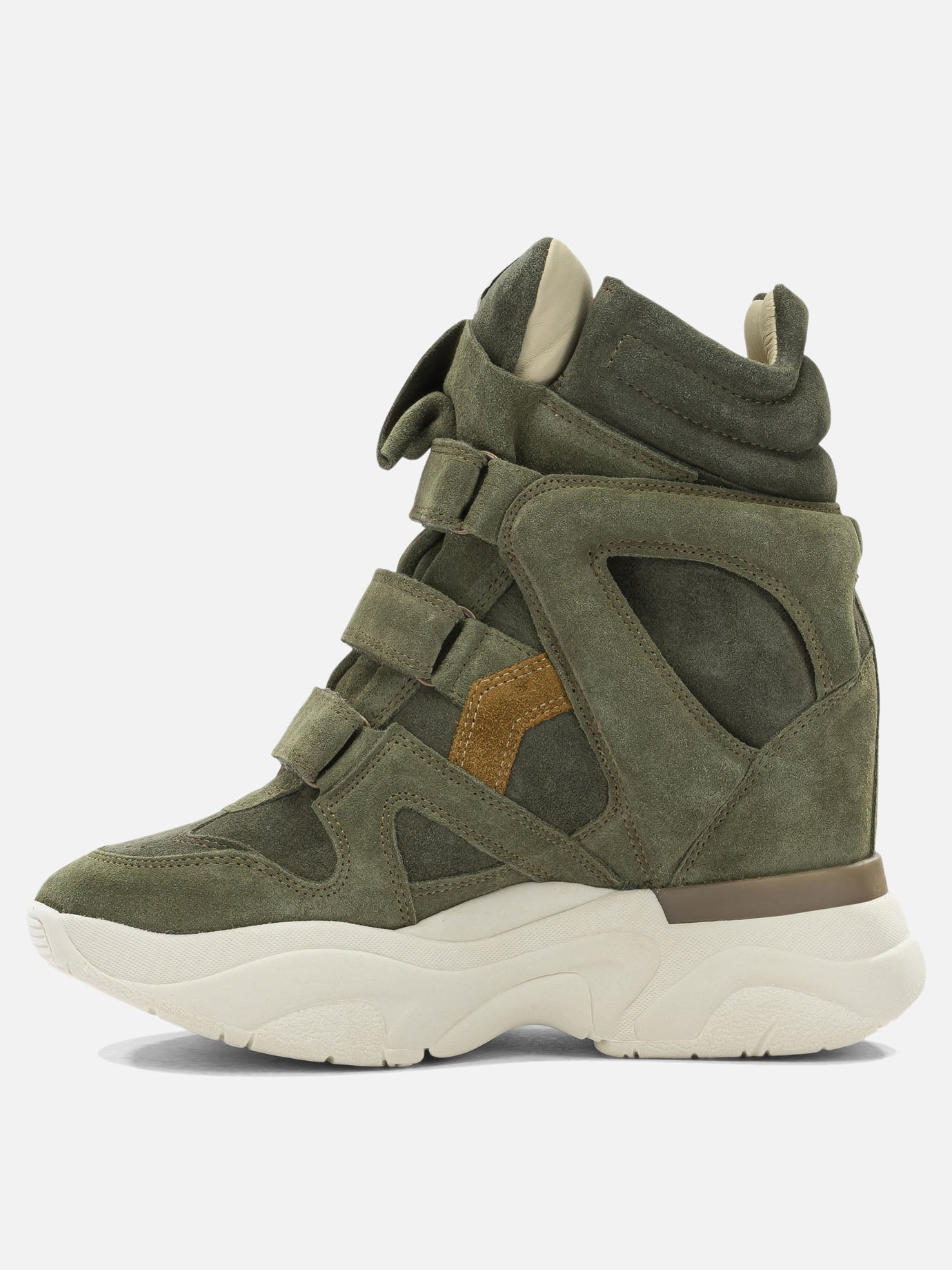 High top sneakers 100% leather - 100% rubber  Green - Isabel Marant Women | PDP | VIETTI Online Store | Zoom-Modal_3
