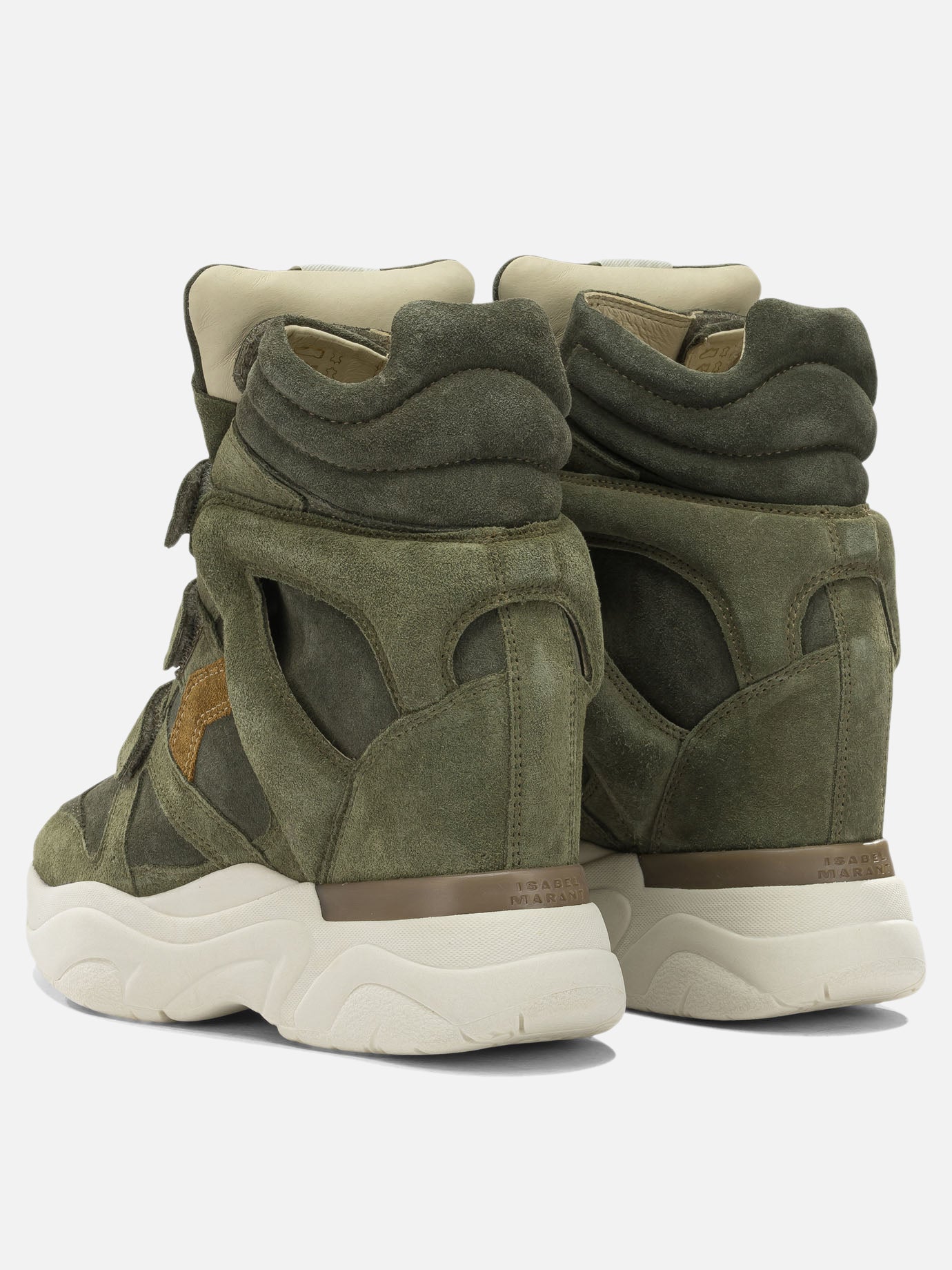 High top sneakers 100% leather - 100% rubber  Green - Isabel Marant Women | PDP | VIETTI Online Store | thumbnail_4
