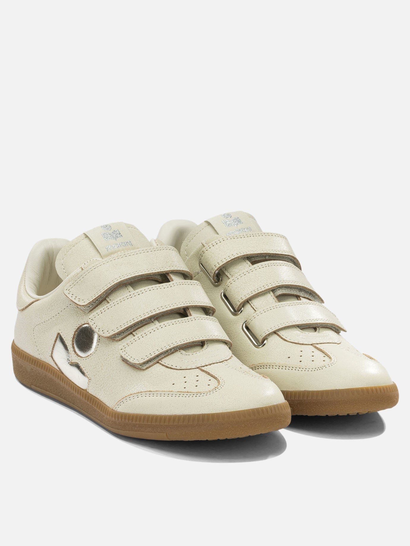 Low top sneakers 100% goat leather - 100% rubber  Beige - Isabel Marant Women | PDP | VIETTI Online Store | Zoom-Modal_2
