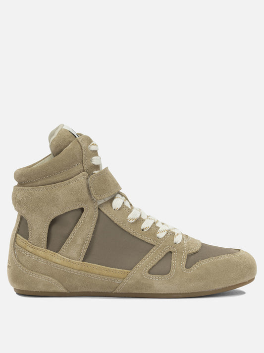 Sneaker alte 100% leather - 100% rubber  Beige - Isabel Marant Donna | VIETTI Online Store 
