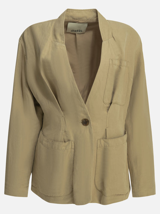 Blazers Solid colour  Beige - Isabel Marant Women | PLP | VIETTI Online Store 
