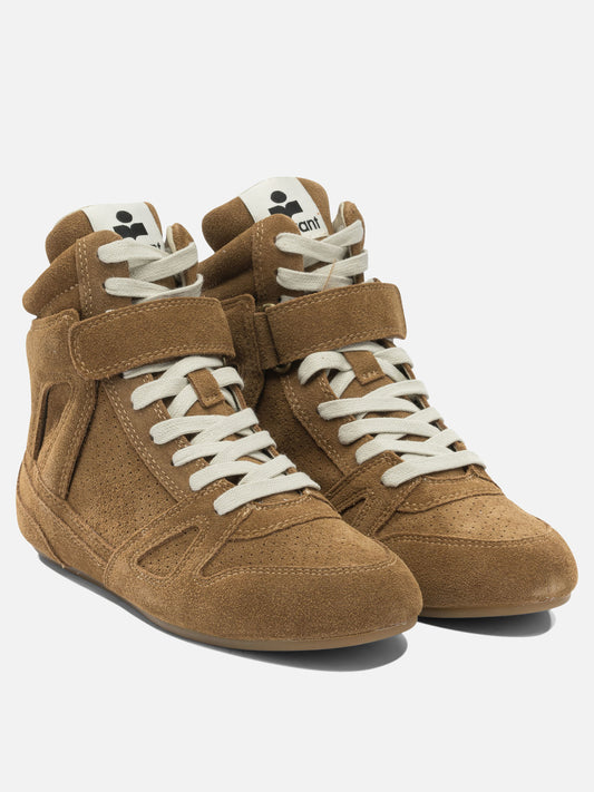High top sneakers 100% suede leather - 100% rubber  Brown - Isabel Marant Women | PLP | VIETTI Online Store | 2
