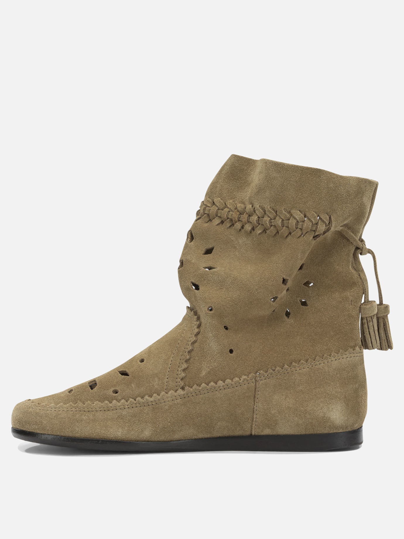 Pull-on boots 100% cow leather - 100% cow leather  Beige - Isabel Marant Women | PDP | VIETTI Online Store | Zoom-Modal_3

