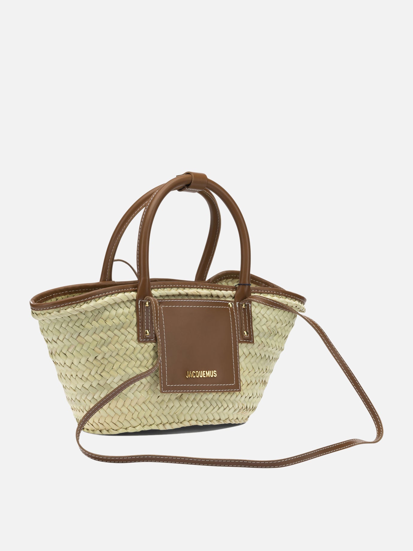 Medium bags 100% palm leaves - 100% leather  Beige - Jacquemus Women | PDP | VIETTI Online Store | thumbnail_2